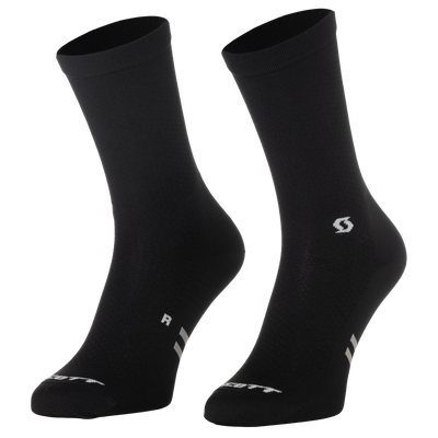 SCOTT Performance Light Crew Sock in Black, main view