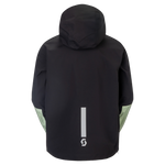 SCOTT Vertic Pro 3 Layer Waterproof Men's Jacket in Black/Vapour Green, view 2