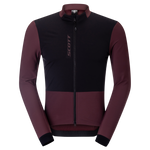 SCOTT Pro Warm Windbreaker Long-sleeve Men's Jersey in Cocoa Red/Black, main view