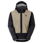 SCOTT Vertic 2.5 Layer Waterproof Men's Jacket in Black/Portobello Beige, main view