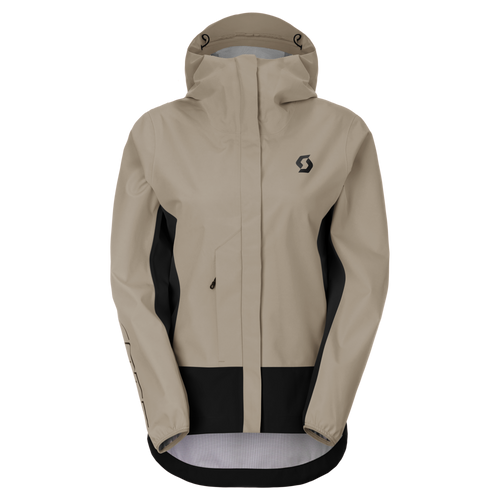 SCOTT Vertic 2.5 Layer Waterproof Women's Jacket in Portobello Beige/Black, main view