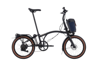 Brompton Electric G Line with SuperRoll+ and Handlebar Control e-Motiq system 4-speed in Space Black