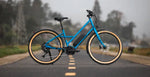 2025 Marin Larkspur E Electric Hybrid Bike in Blue