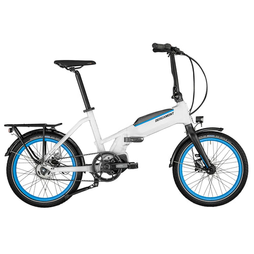 2022 Bergamont Paul-E EQ Expert Electric Folding Bike in White