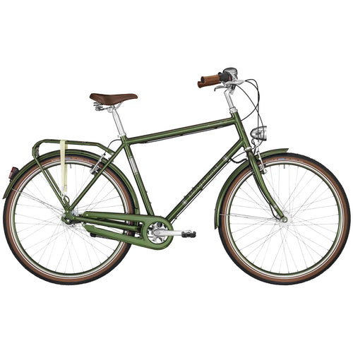 2022 Bergamont Summerville N7 FH Gent Hybrid Bike in Green