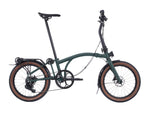 Brompton G Line 8 Speed Folding Bike Size M With Rack in Forest Green