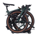 Brompton G Line 8 Speed Folding Bike Size M With Rack in Forest Green