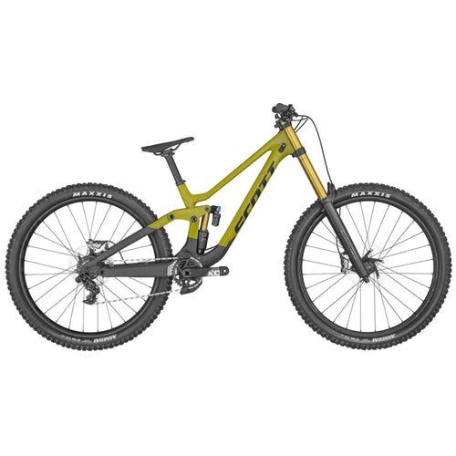 2023 SCOTT Gambler 900 Tuned Carbon Downhill Mountain Bike in Yellow