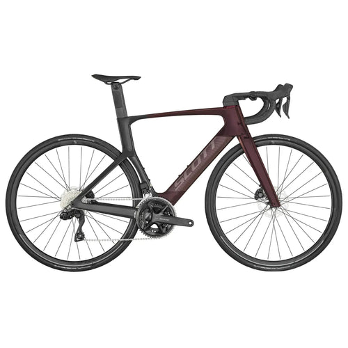 2023 SCOTT Foil RC 30 105 Di2 Carbon Road Bike in Red