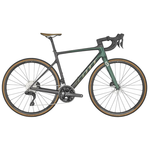2023 SCOTT Addict 20 105 Di2 Carbon Road Bike in Green