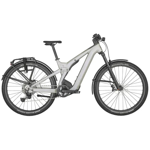 2024 Scott Axis eRIDE FS 10 Electric Mountain Bike in Grey