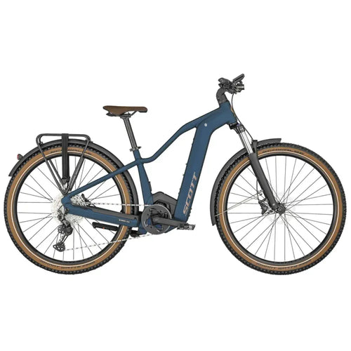 2025 Scott Axis eRIDE 20 Women's Electric Hybrid Bike in Blue