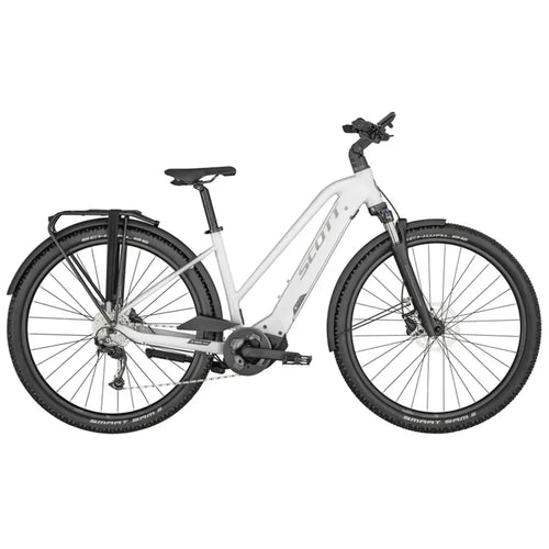 2023 Scott Sub Cross eRIDE 20 EQ Womens Electric Hybrid Bikes in White