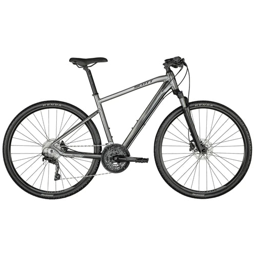 2023 SCOTT Sub Cross 20 Men's Disc Hybrid Bike in Silver