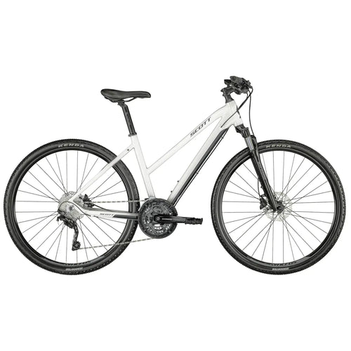 2023 SCOTT Sub Cross 20 Lady Disc Hybrid Bike in White