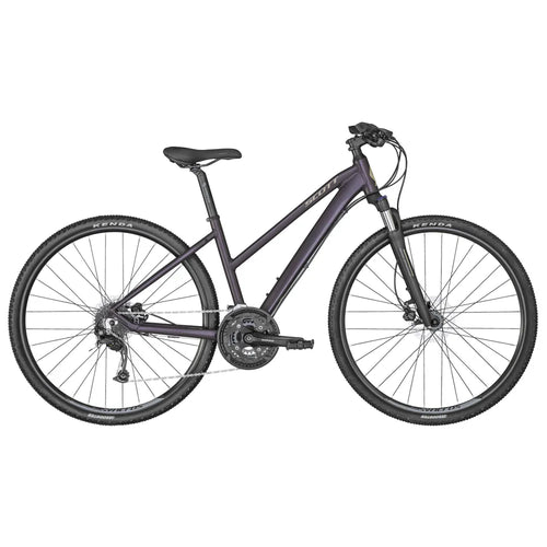 2023 SCOTT Sub Cross 30 Lady Disc Hybrid Bike in Purple