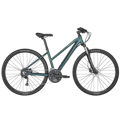 2023 SCOTT Sub Cross 40 Lady Disc Hybrid Bike in Green