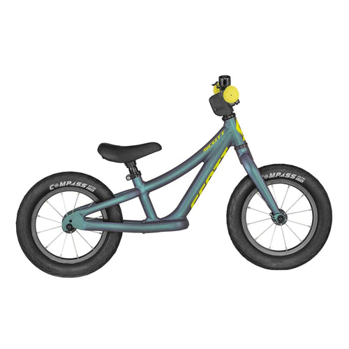 2025 Scott Scale RC Walker Kids Balance Bike In Prism Purple Green