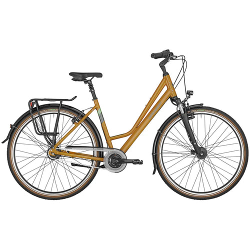 2024 Bergamont Horizon N8 CB Amsterdam Hybrid Bike in Orange
