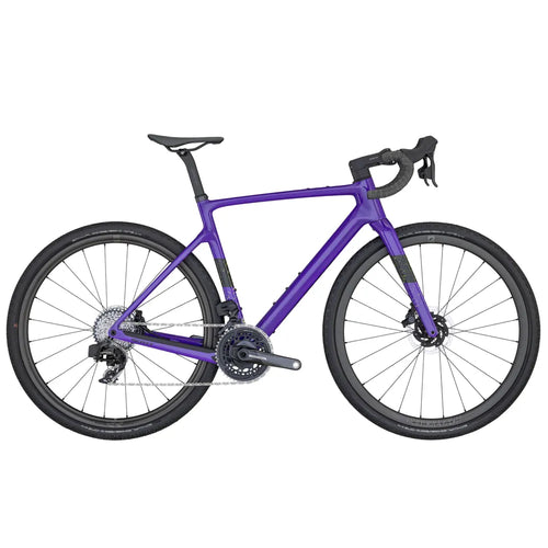 2024 SCOTT Addict Gravel 10 Force eTap AXS Gravel Bike in Purple