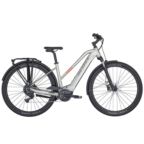 2025 SCOTT Sub Corss eRIDE 30 Lady EQ Electric Bike in Silver