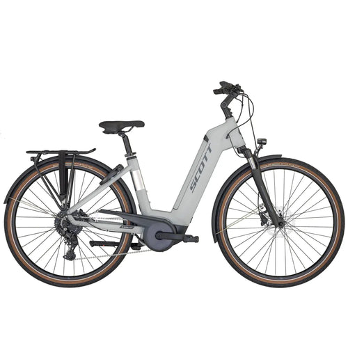 2024 SCOTT Sub Active eRIDE Unisex Electric Hybrid Bike in Grey