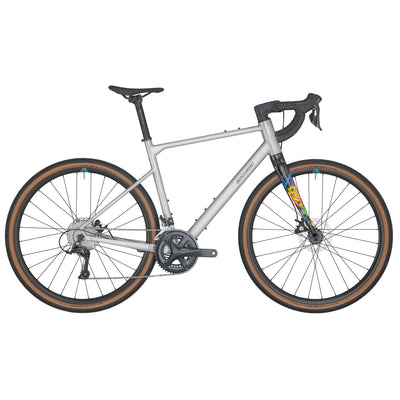 Bergamont Grandurance 4 Gravel Bike In Matt Titanium Silver