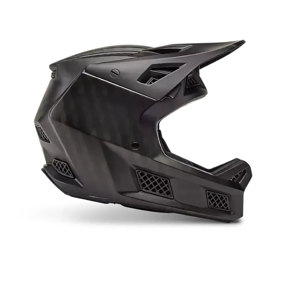 Fox Racing Rampage Pro Carbon Mips Helmet in Matte Carbon Grey