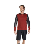 Fox Racing Defend Long Sleeve Jersey in Rust