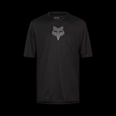 Fox Racing Ranger Short Sleeve Fox Head Jersey in Black