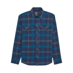 Fox Racing Survivalist Core Flannel Long Sleeve Shirt in Blue