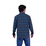 Fox Racing Survivalist Core Flannel Long Sleeve Shirt in Blue