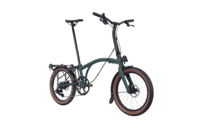 2026 Brompton G Line in Forest Green with Mudguards and Rack