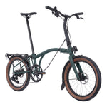 2026 Brompton G Line in Forest Green with Mudguards and Rack