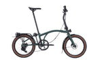 2026 Brompton G Line in Forest Green with Mudguards and Rack