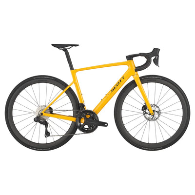 2025 SCOTT Addict RC 10 Ultegra Di2 Carbon Road Bike in Bahama Yellow