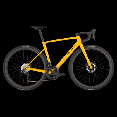 2025 Scott Addict RC 10 Carbon Road Bike in Yellow