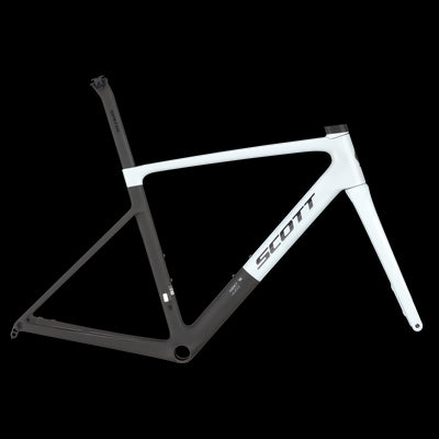 2025 Scott Addict RC Pro HMX Frame Set in Cumulus White
