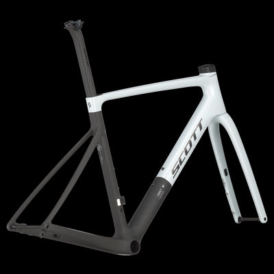 2025 Scott Addict RC Pro HMX Frame Set in Cumulus White