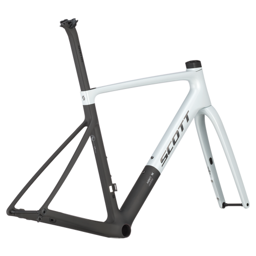 2025 Scott Addict RC Pro HMX Frame Set in Cumulus White