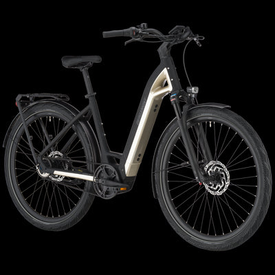 Bergamont E-Ville 20 Belt Electric Hybrid Bike In Stardust Beige-image-3