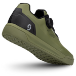 SCOTT MTB Volt Evo Flat BOA® Shoe in Olive Green, view 2
