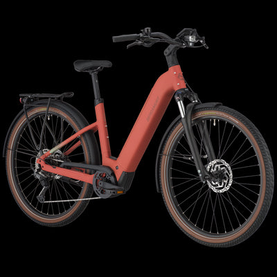 Bergamont E-Horizon Sport 20 Wave Electric Hybrid Bike In Metallic Red-image-3
