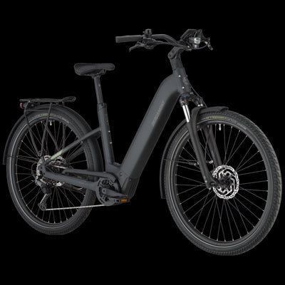 Bergamont E-Horizon Sport 20 Wave Electric Hybrid Bike In Flaky Black-image-3