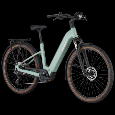 Bergamont E-Horizon Sport 20 Wave Electric Hybrid Bike In Sage Green-image-3