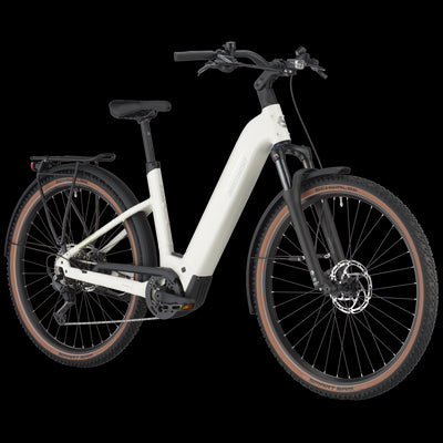Bergamont E-Horizon Suv 30 Wave Electric Hybrid Bike In Off White-image-3