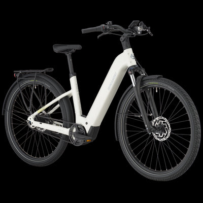 Bergamont E-Horizon Tour 20 Belt Wave Electric Hybrid Bike In Off White-image-3