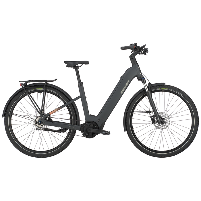 Bergamont E-Horizon Tour 20 Belt Wave Electric Hybrid Bike In Flaky Black
