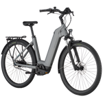 Bergamont E-Horizon Tour 30 Belt Wave Electric Hybrid Bike In Titanium Silver-image-3