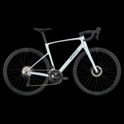 2026 Scott Addict 50 Road Bike In Cumulus White